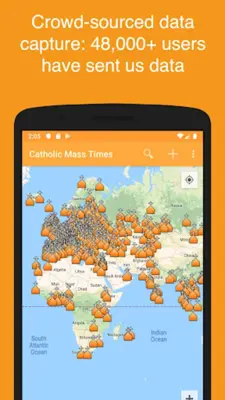 Catholic Mass Times android App screenshot 1
