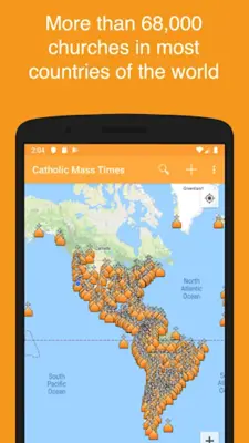 Catholic Mass Times android App screenshot 2