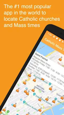 Catholic Mass Times android App screenshot 6